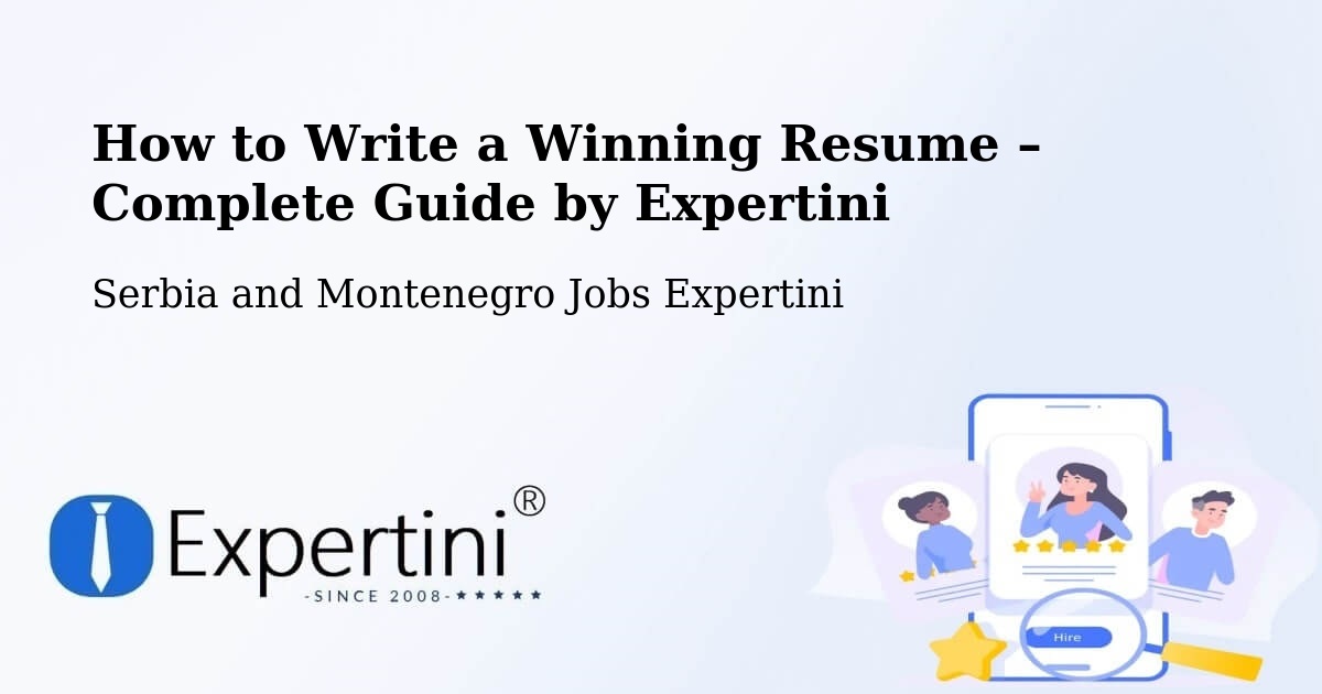 Resume Writing Guide for Job Seekers – Macklin - Macklin, Serbia and Montenegro Jobs Expertini